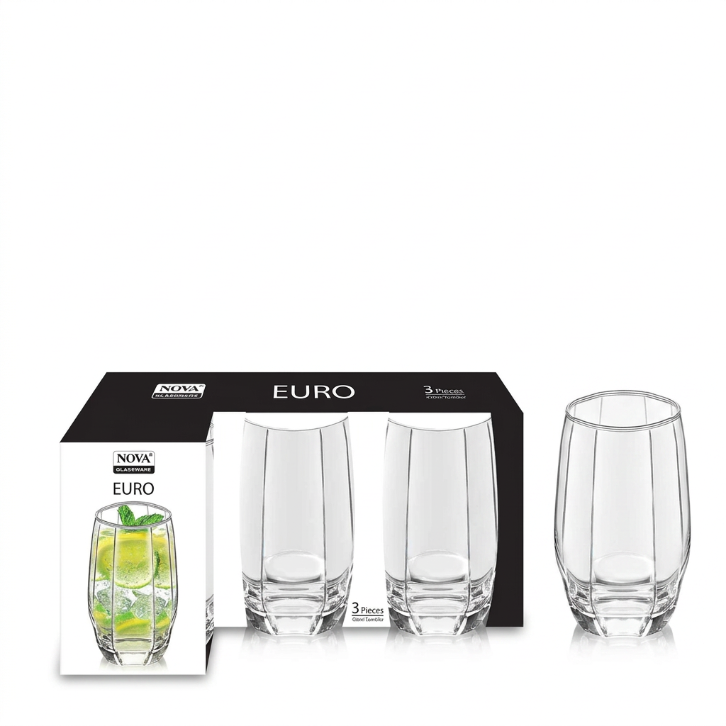 Euro 3Pcs Glass Set