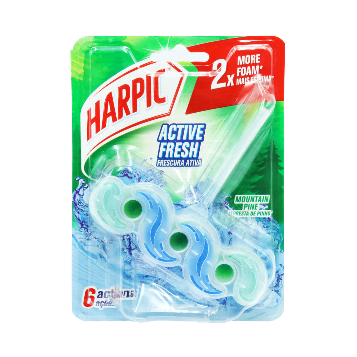 Harpic Active Rim Block Mountain Pine 39g