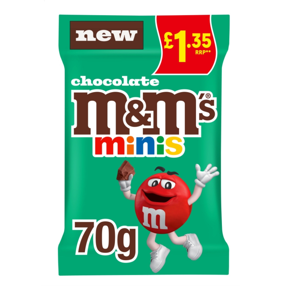 m&m's Minis Chocolate Treat Bag 70g