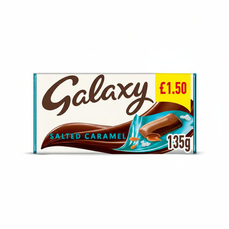 Galaxy Salted Caramel & Milk Chocolate Bar 135g