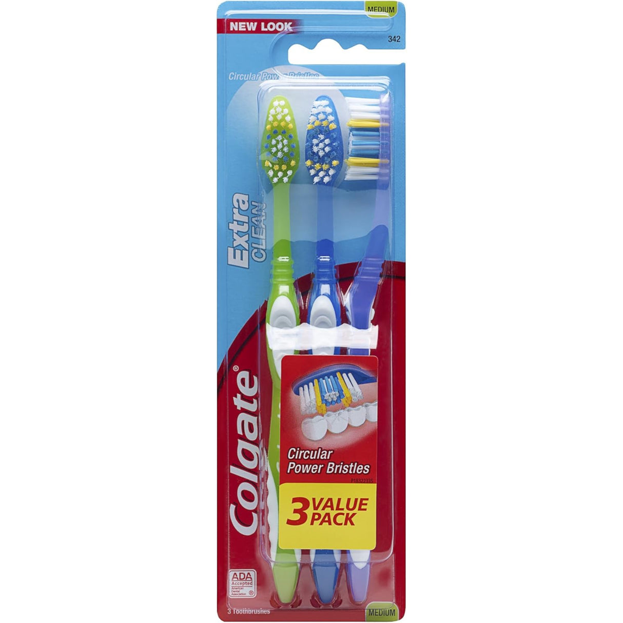 Colgate Toothbrush Extra Clean Triple Pack