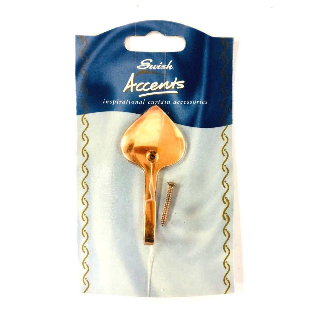 Accents Copper effect tassel hook and fixing