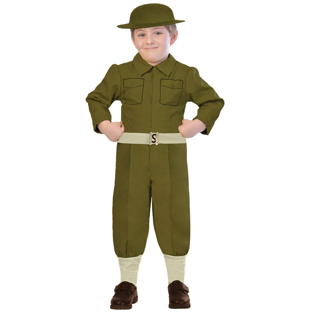 (9903592) Child Boys WW1 Soldier Costume (9-10yr)
