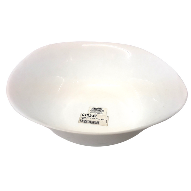 Opal Square Salad Bowl White