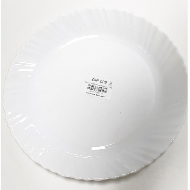 Opal 27cm Plain Dinner Plate