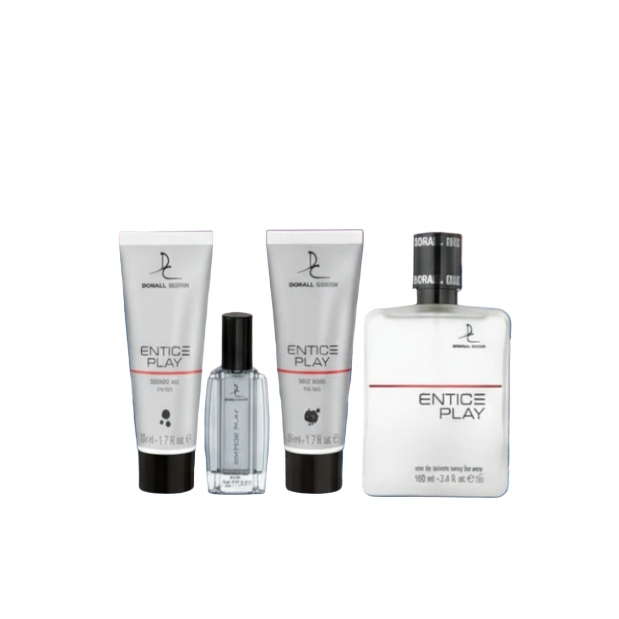 Entice Play 4 Piece Perfume Gift Set for Men