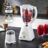 Blender 2in1 1.5L 4Speed 550W White
