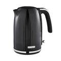 Fluted 1.7L Electric Cordless Kettle 3000W Black