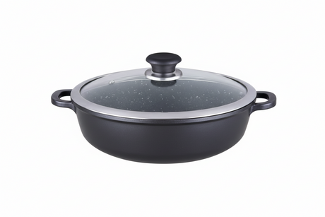 Mastercook 36cm Shallow Die Cast Casserole