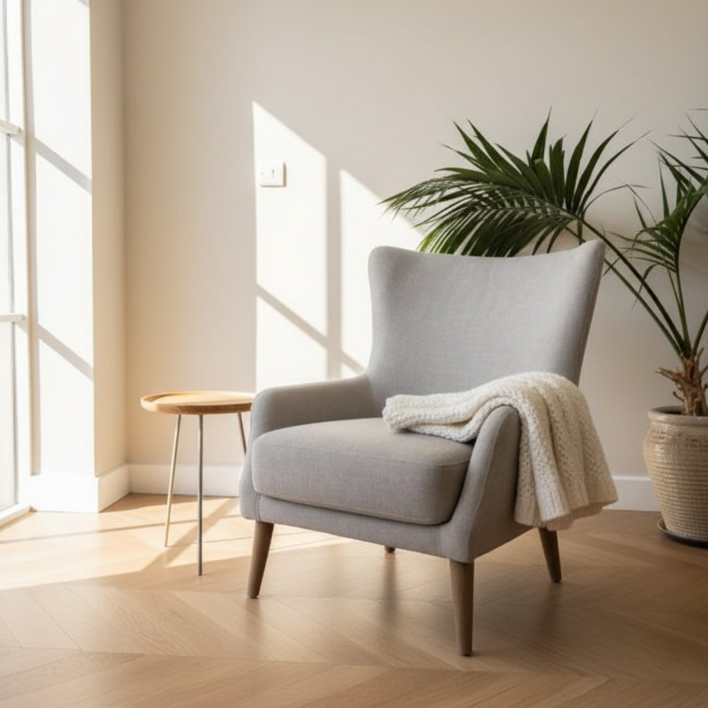 Harriet Accent Arm Chair Grey