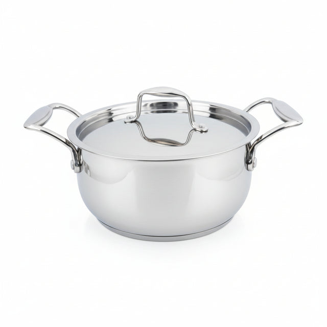 Mastercook 22cm Stainless Steel Casserole