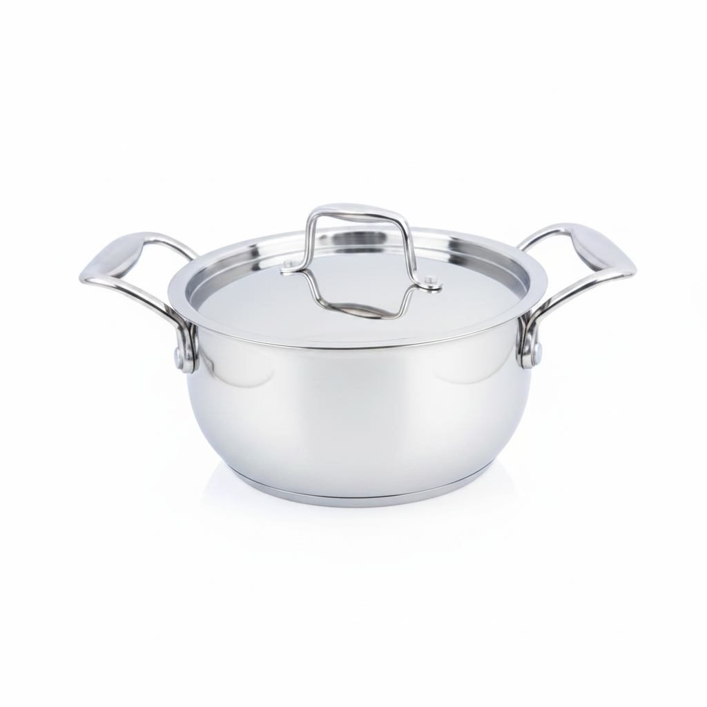 24cm Stainless Steel Casserole
