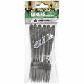 Mini Plain Stainless Steel Forks 6 Pack