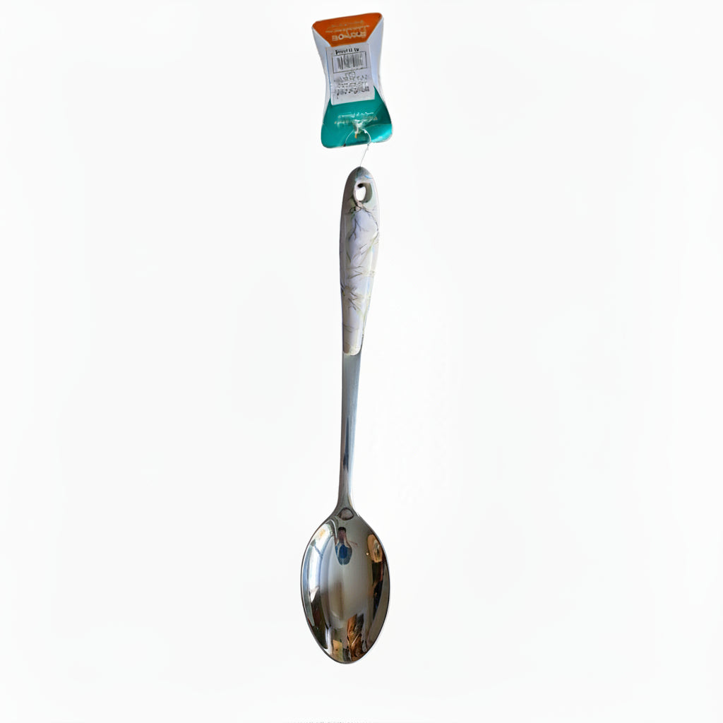 Mastercook Stainless Steel Serving Spoon Marble Handle 32cm