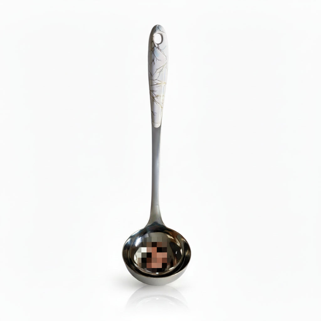 Mastercook Stainless Steel Ladle Marble Handle 32cm