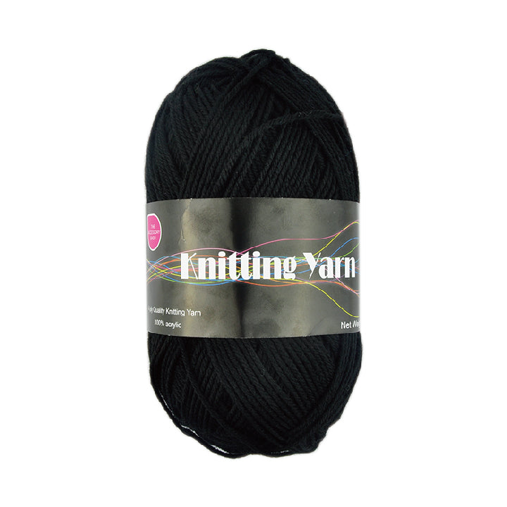 Knitting Wools Black 80G
