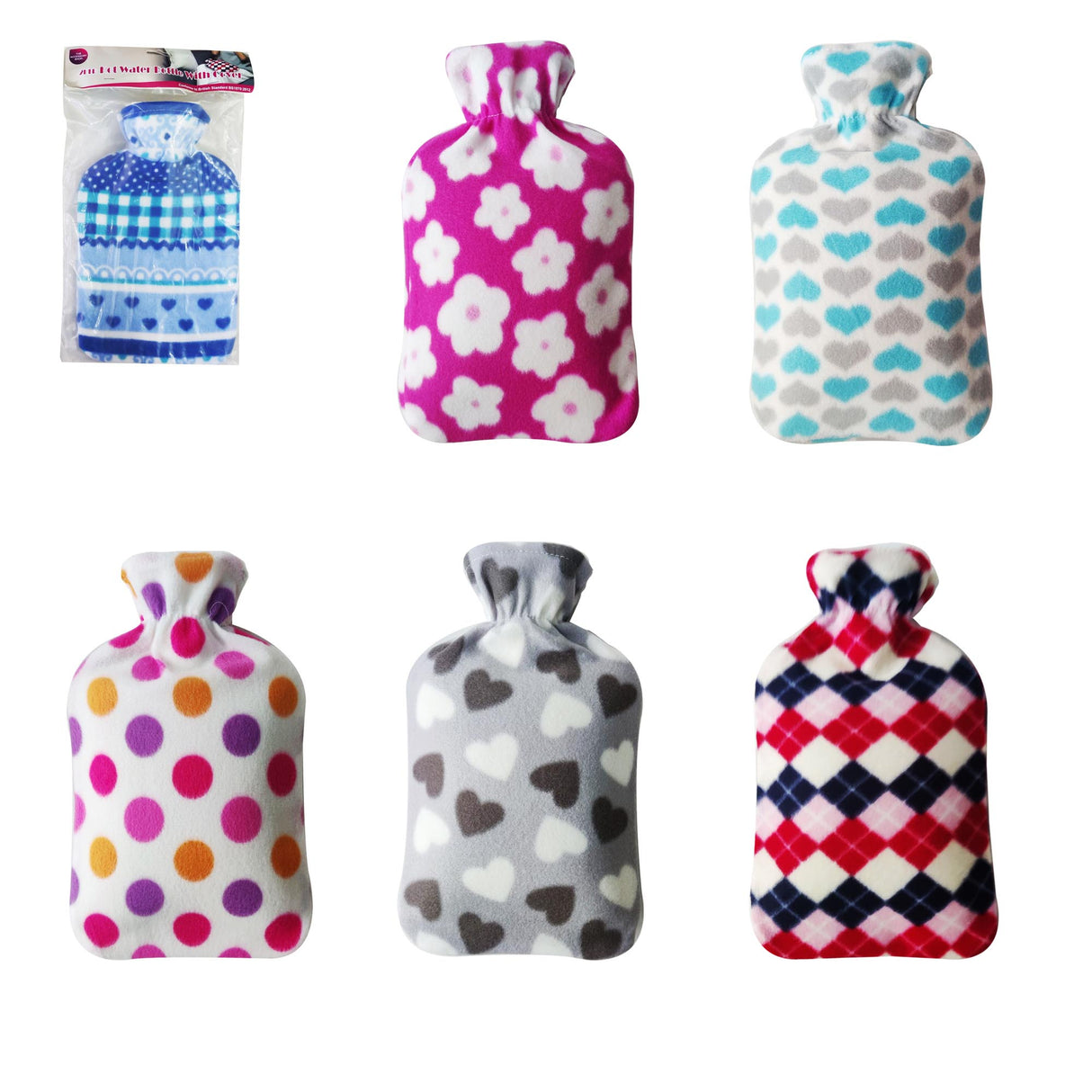 2L Tr Hot Water Bottle With Cover