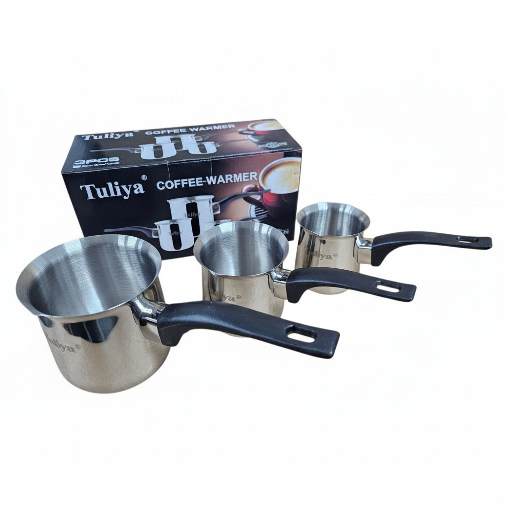 Coffee Warmer Set Bakelite Handle 5/8/12Oz