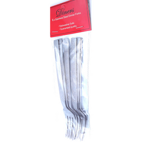 Stainless Steel Dinner Fork 6 Pack