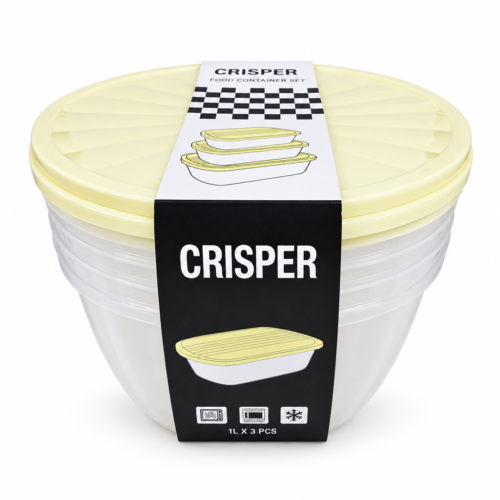 Round Food Storage Container Set with Lids