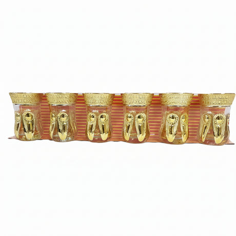 Gold Coffee Cup Set 6pcs