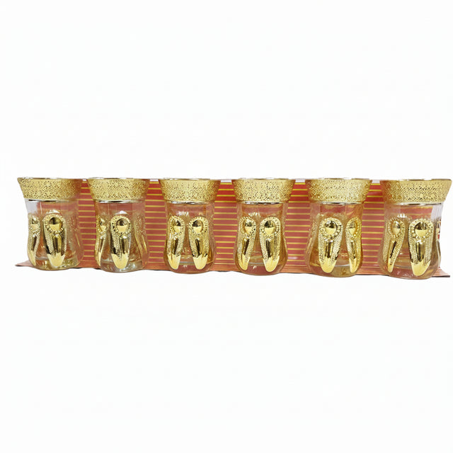 Gold Coffee Cup Set 6pcs