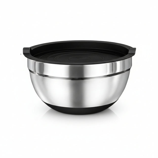Stainless Steel Bowl And Lid Non Slip 26cm