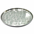 Stainless Steel Round Thala 30cm Heavy Duty