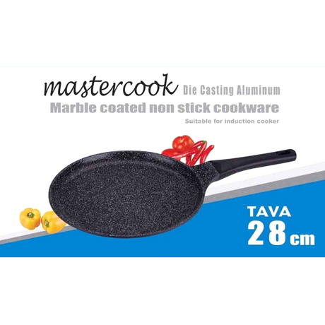Marble Coated Non-Stick Tawa 28cm