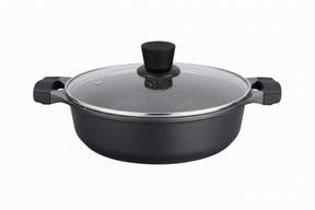 Mastercook 28cm Shallow Die Cast Casserole