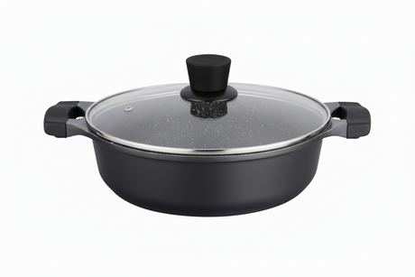 Mastercook 28cm Shallow Die Cast Casserole