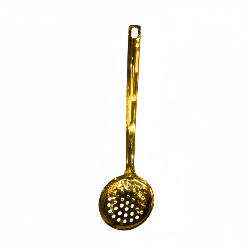 Mastercook Golden Slotted Spoon 32cm