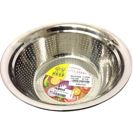 28cm Heavy Duty Stainless Steel Rice Colander