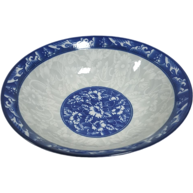6 Inch Blue Print Porcelain Bowl