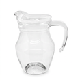 Clear Serving Jug 500ml with Handle and Pouring Spout