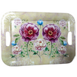 Floral Plastic Tray 46X32cm