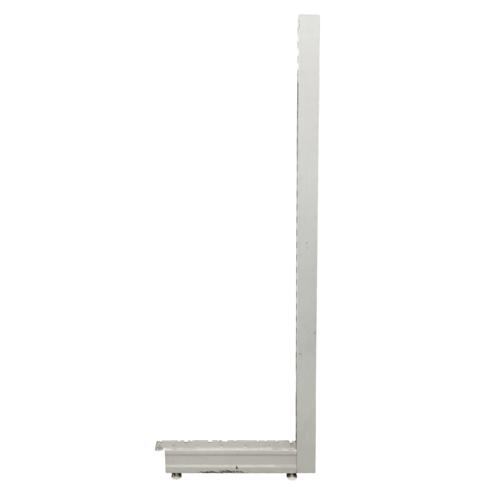 Retail White Shelving Panel with Foot 184x68x8cm [AVAILABLE IN STORE ONLY]