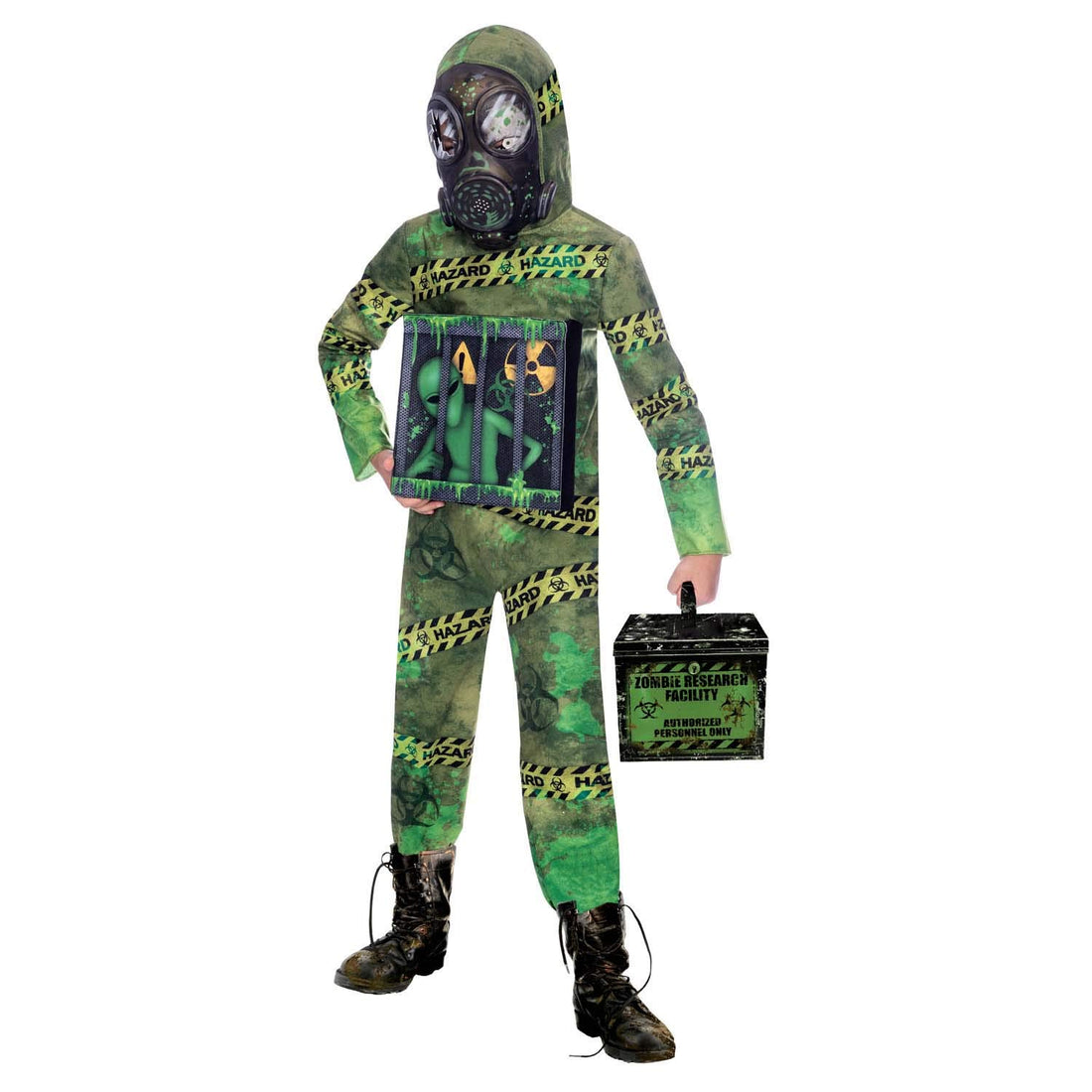 amscan 9907148 Childs Quarantine Zombie Alien Halloween Fancy Dress Costume Age 8-10 Years