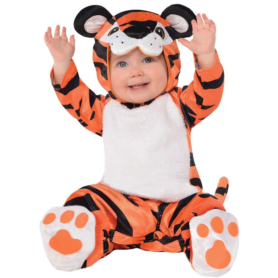 amscan 9908448 Tiny Tiger Halloween Costume-Age 2-3
