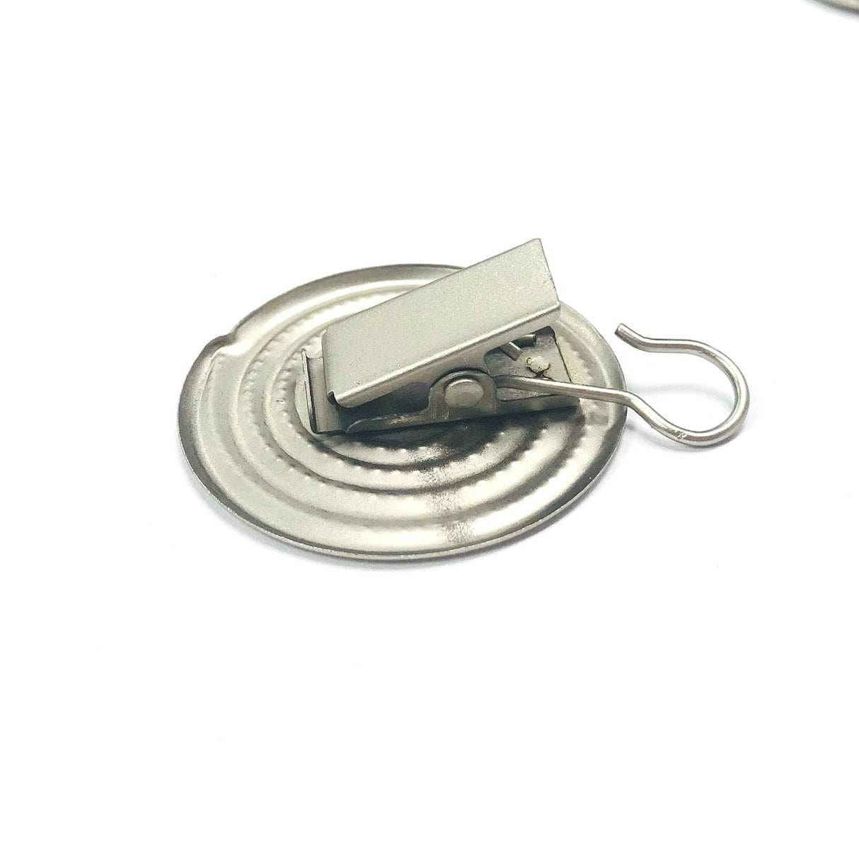 Swish Curtain Spiral Pincer Clips Pack of 10 Satin Nickel Effect