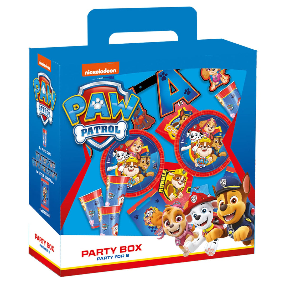 Amscan 9912097 amscan 9912097 - Paw Patrol Party in a Box - Tableware Kit for 8 Guests