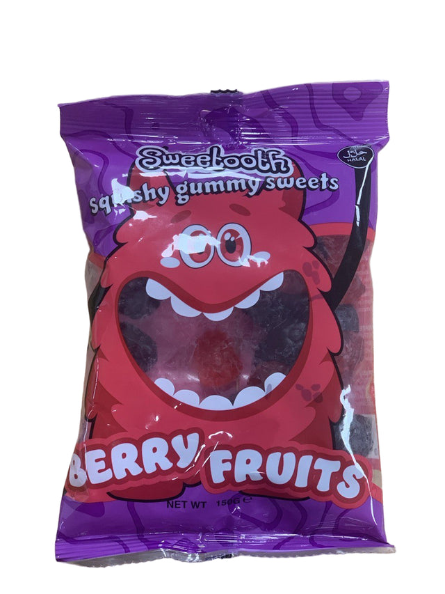 Sweetooth Berry Fruits 150g Halal