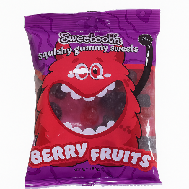 Sweetooth Berry Fruits 150g Halal