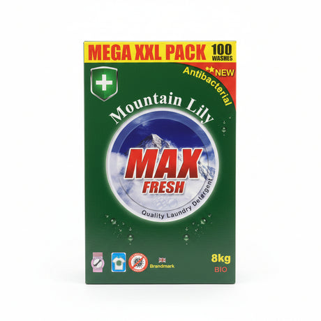 Max Fresh Antibacterial Laundry Detergent 100 Wash 8kg