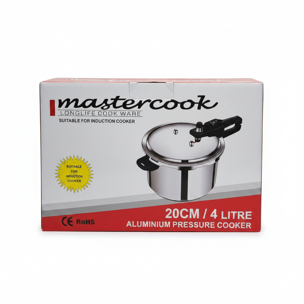 Mastercook 4L Aluminium Pressure Cooker