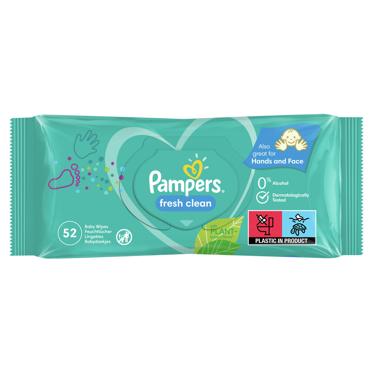 Pampers Wipes Fresh Clean 52 Pack