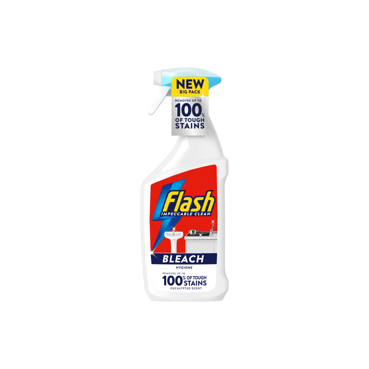 Flash Spray With Bleach 800ml