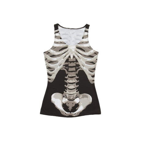 Adult Ladies Skeleton Vest Top UK Standard Size 1-12