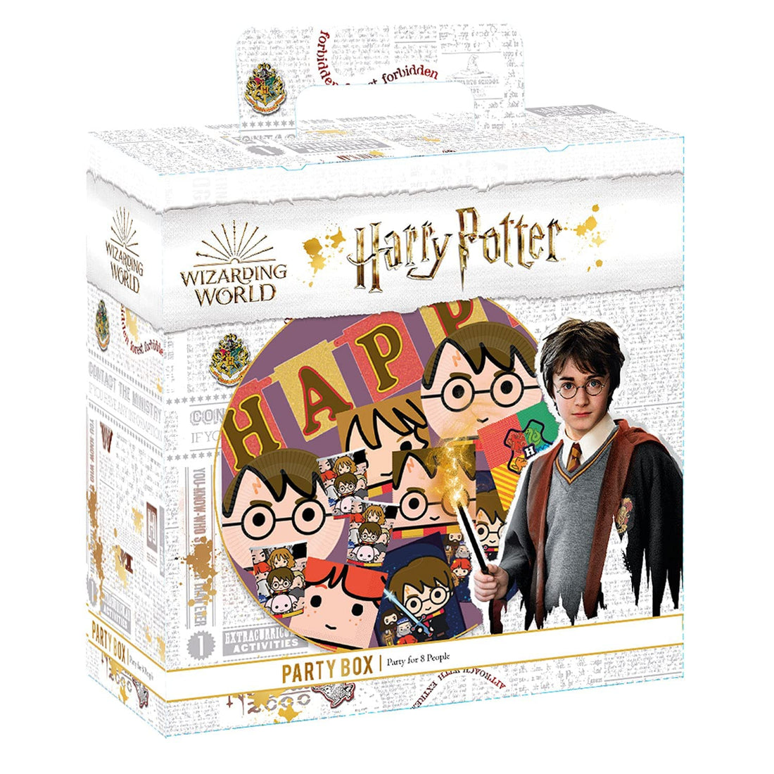 Amscan Harry Potter Party In A Box - Tableware Kit for 8 Guests
