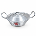 Mastercook 20cm Aluminium Kadai Karahi Cooking Pan with Lid